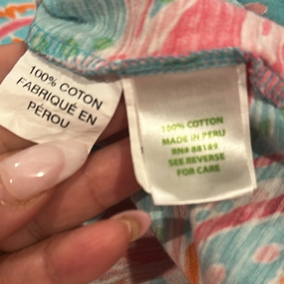 LILLY PULITZER ELIZA JELLIES BE JAMMIN 3/4 SLEEVE PULLOVER DRESS XL - Picture 8 of 12